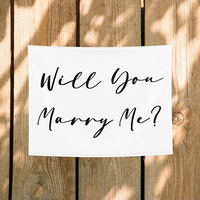 Will You Marry Me Backdrop, Wedding Proposal Backdrop, Will You Marry Me Banner - Image 4