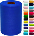 Royal Blue Tulle Fabric Rolls 6 Inch by 100 Yards Fabric Spool Tulle Ribbon by IONTACH