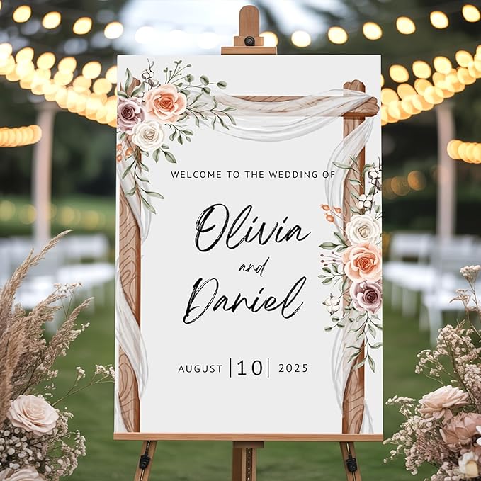 Personalized Welcome Wedding Sign - Image 5