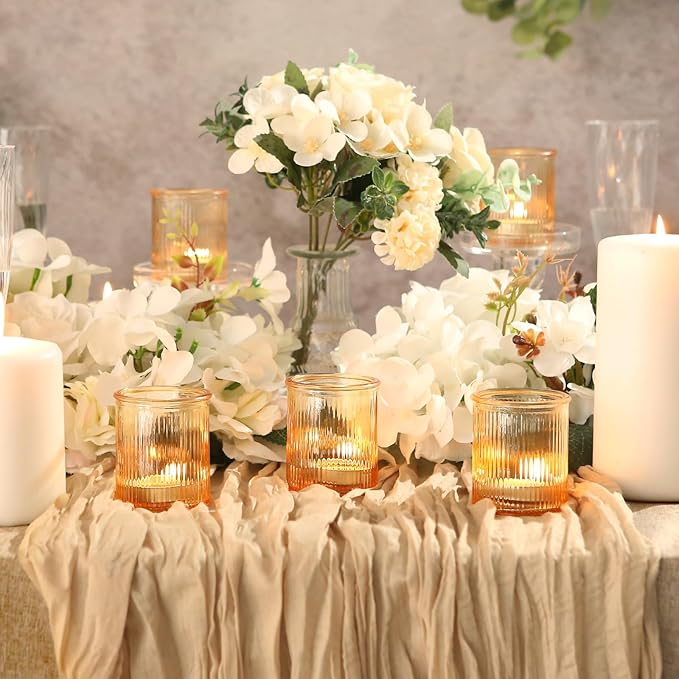 36pcs Gold Votive Candle Holders, Glass Tea Light Candle Holders - Image 8