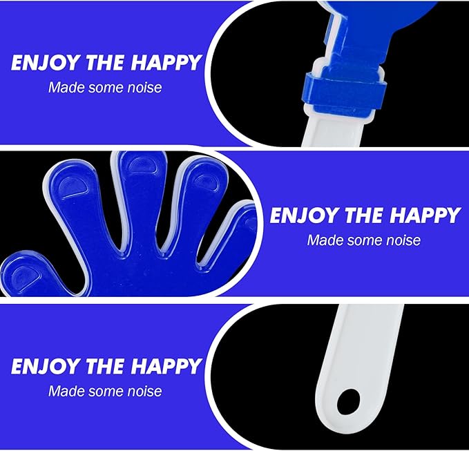 36 Pcs Hand Clappers Noisemakers 7.5 Inch Clappers Noisemakers Plastic Hand - Image 3