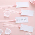 50 Pcs Name Place Cards for Table Setting Blank Wedding Place Cards by Humyoun