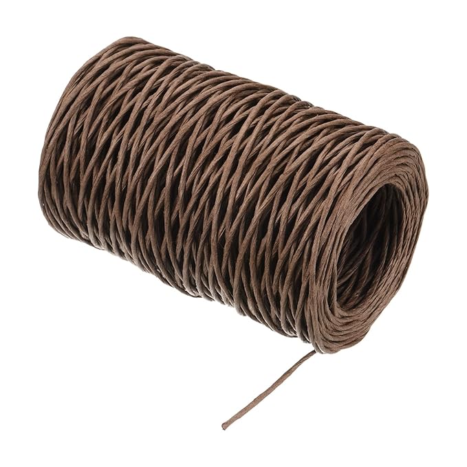 PATIKIL 164 Feet Floral Bind Wire Wrap Twine, 2mm Florist Wire Iron Wire Paper - Image 3