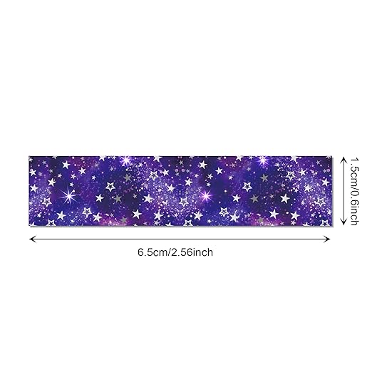 12 Rolls Starry Sky Washi Tape Set, Vintage Washi Tape Decorative Paper - Image 3