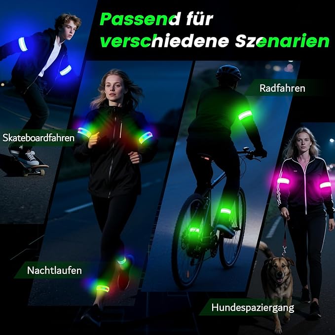 LED Armband for Running, Light Up Arm Bands for Night Walking Running, - Image 7