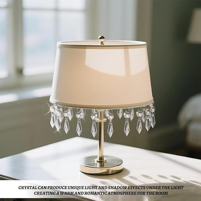 Premium Clear Crystal Glass Drops 2.4" - Image 8