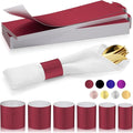 Polymer Material Reusable Napkin Band, Glue-Free Tear-Proof Water Resistant by Unknown