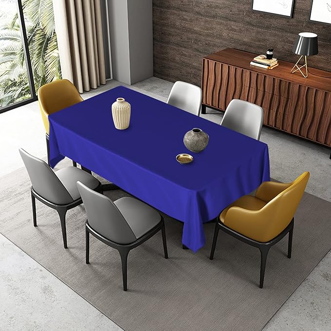 Fitable Rectangle Tablecloth Stain and Wrinkle Resistant Washable Polyester - Image 3