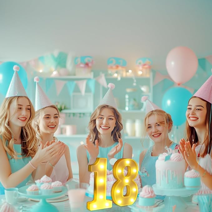 18th Birthday Decorations for Girls and Boys, Happy 18th Birthday Decorations - Image 6