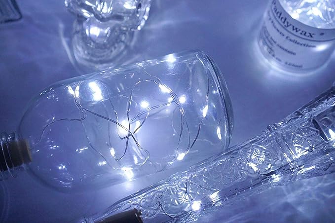 Wine Bottle Lights with Cork Switch, 15 LED 8 Pack Battery Operated Mini Fairy - Image 7