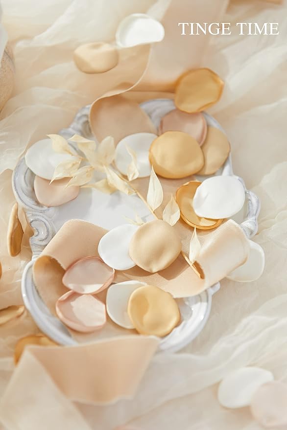 TINGE TIME 400pcs Silk Flower Petals - Image 7