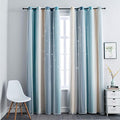 FANLI Ombre Rainbow Blackout Curtains by FANLI