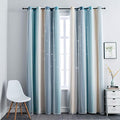 FANLI Ombre Rainbow Blackout Curtains by FANLI