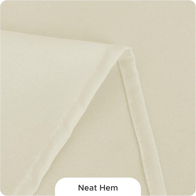 Fitable 8 Pack Round Tablecloths: Stain Resistant Wrinkle Free Circle Table - Image 4