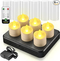 HL Flameless Candles with Remote Timer, 100+Hours Rechargeable Waterproof by HLHappinessLight