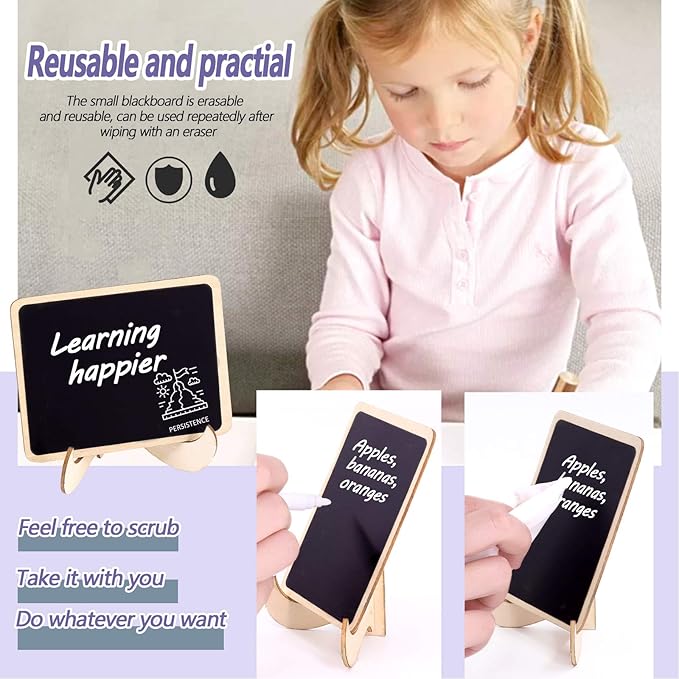 Swpeet 30Pcs Mini Chalkboards Signs - Image 5