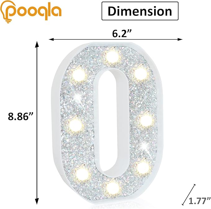 Pooqla Light Up Letters, LED Marquee Letters - Image 5