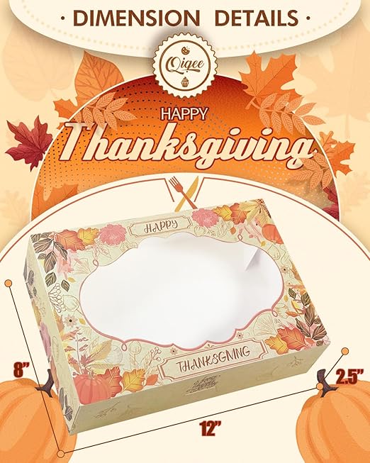 qiqee Thanksgiving Cookie Box - Image 2