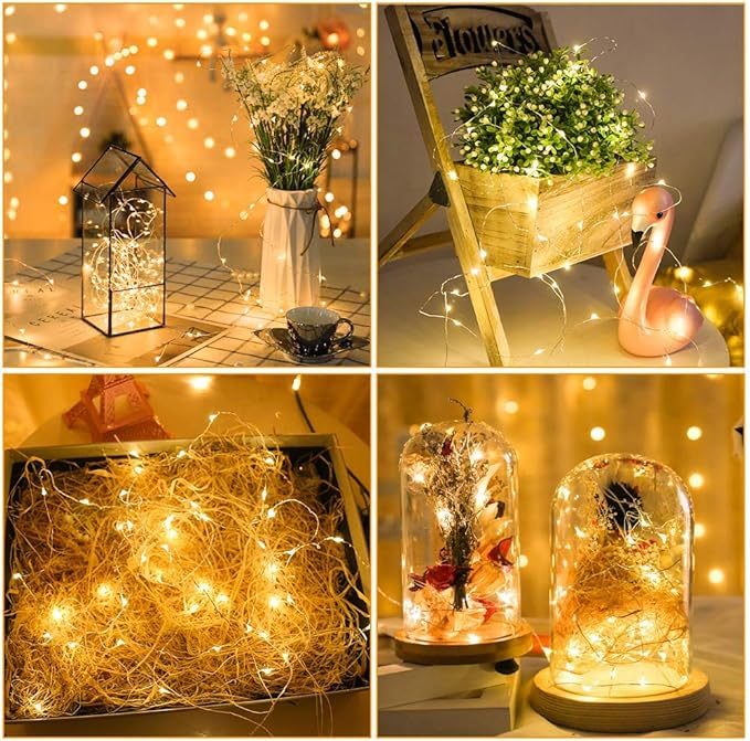 MUMUXI 20 Pack 3.3ft Fairy Lights Battery Operated String Lights, Mini LEDs - Image 2