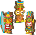 Blulu 3 Pcs Tiki Party Decor Hawaiian Luau Party Decorations Tropical Aloha by Blulu