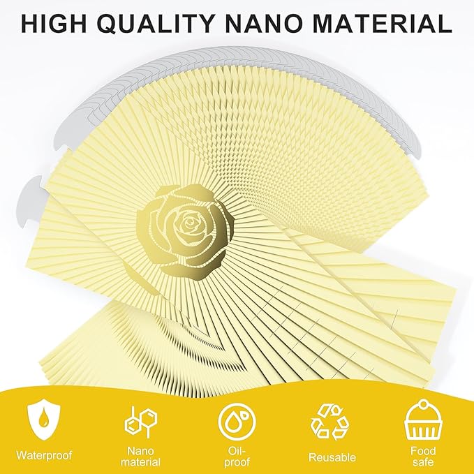 Polymer Material Reusable Napkin Band, Glue-Free Tear-Proof Water Resistant - Image 3