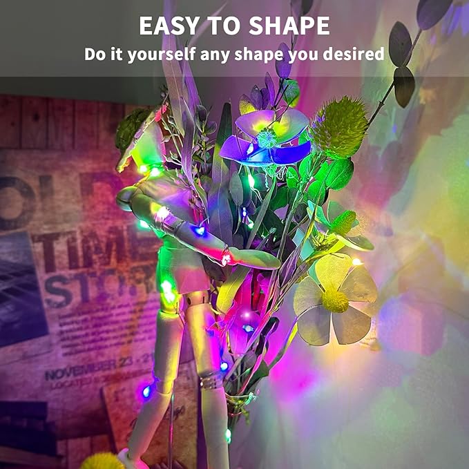 Aogist 12 Pack Fairy Lights 3 Modes 7ft 20 LED Waterproof, Battery Operated - Image 2