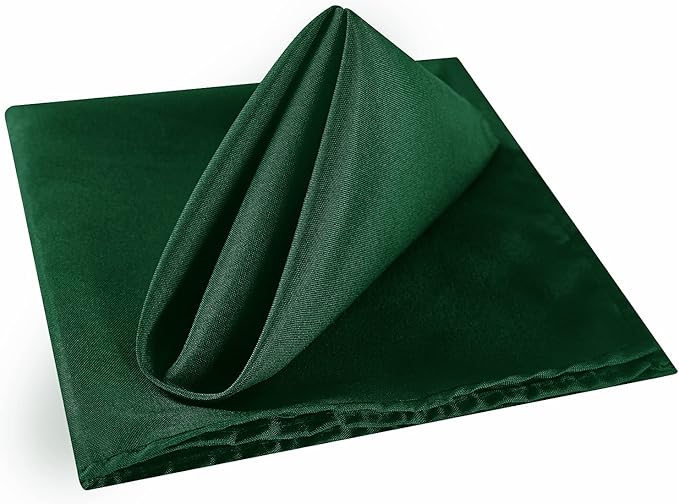 Cloth Napkins 17x17 inch Washable Polyester Dinner Napkins Soft Table Napkins - Image 2