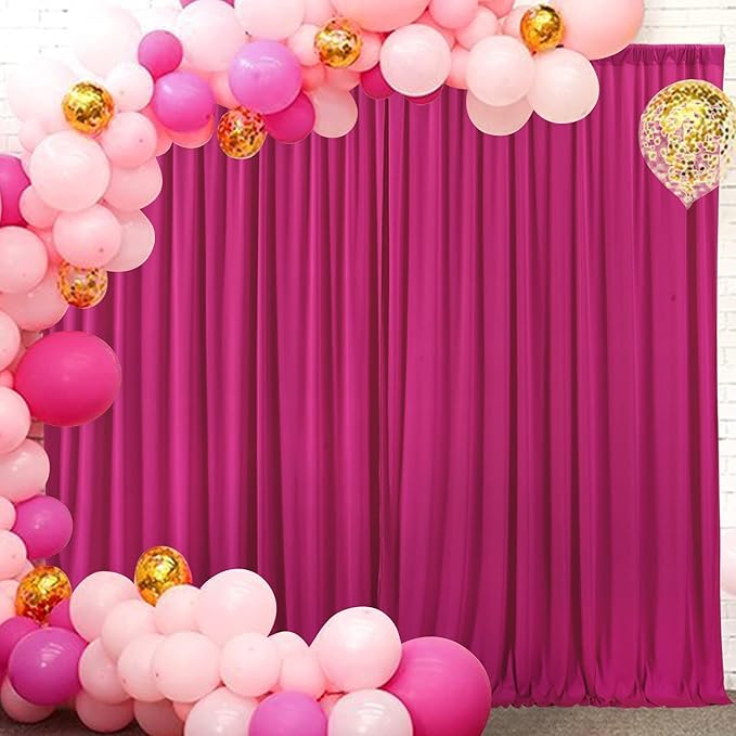 AK TRADING CO. 10 feet Wide x 12 feet Long IFR Polyester Backdrop Drapes - Image 3