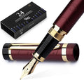 Wordsworth & Black Primori Fountain Pen Set; Medium Nib, Gift Case, 24 Ink by WordsworthBlack