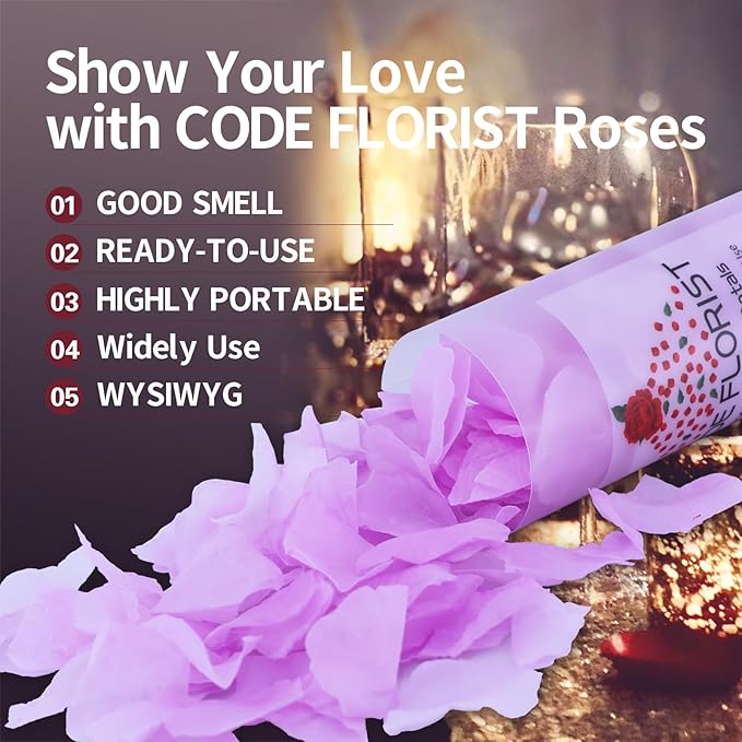 CODE FLORIST 1100 PCS Silk Rose Petals - Image 5