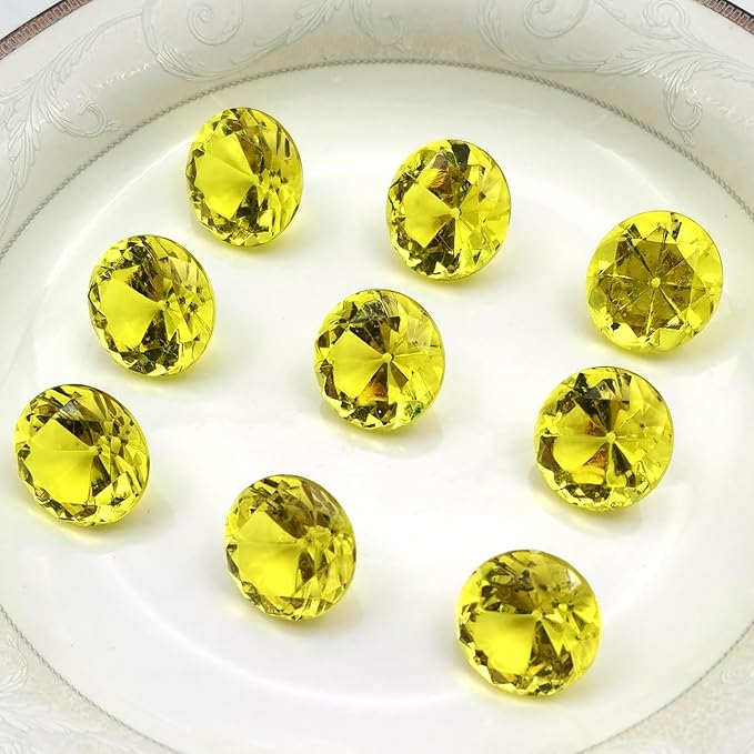 100 PCS Acrylic Diamond Gems, Arts & Crafts, Birthday Decorations - Image 4