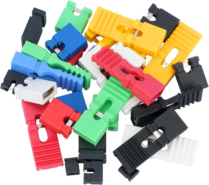 300Pcs Jumper Caps Kit 2.54mm 2.0mm 1.27mm Compatible - Image 3