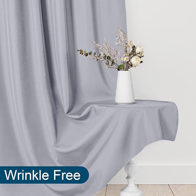 DWCN 10x7 FT Silver Gray Backdrop Curtains - Image 5