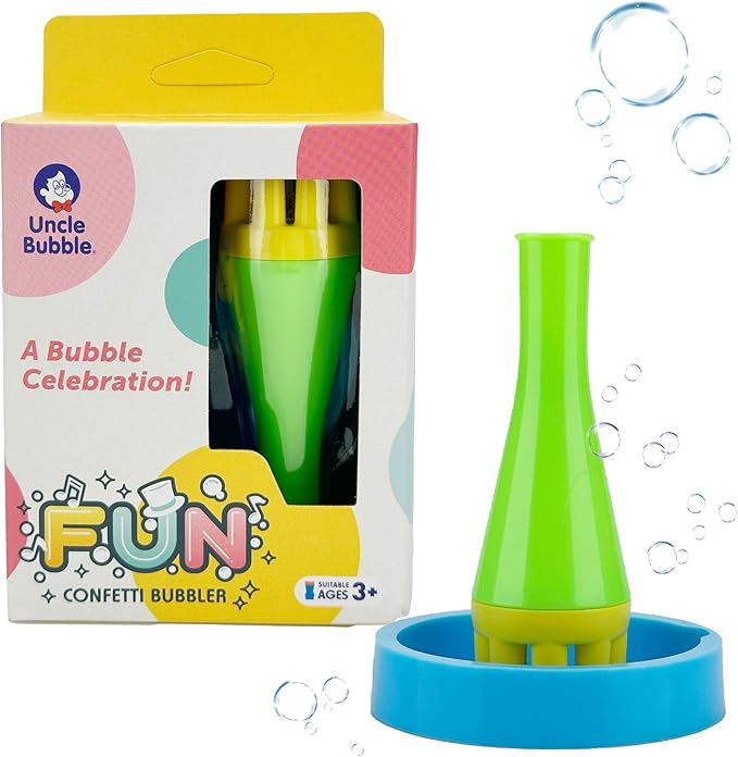 Uncle Bubble Blower for Kids and Toddlers, Uncle Bubble Mini Bubble Blower by UncleBubble