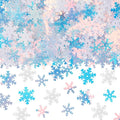 MARFOREVER Snowflakes Glitter Confetti, Christmas Sparkly Clear and White by MARFOREVER