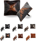 100 Pack 1.5" Square Head Iron Clavos Decorative Nails – Oil Rubbed Bronze – by BorderlandRusticHardware