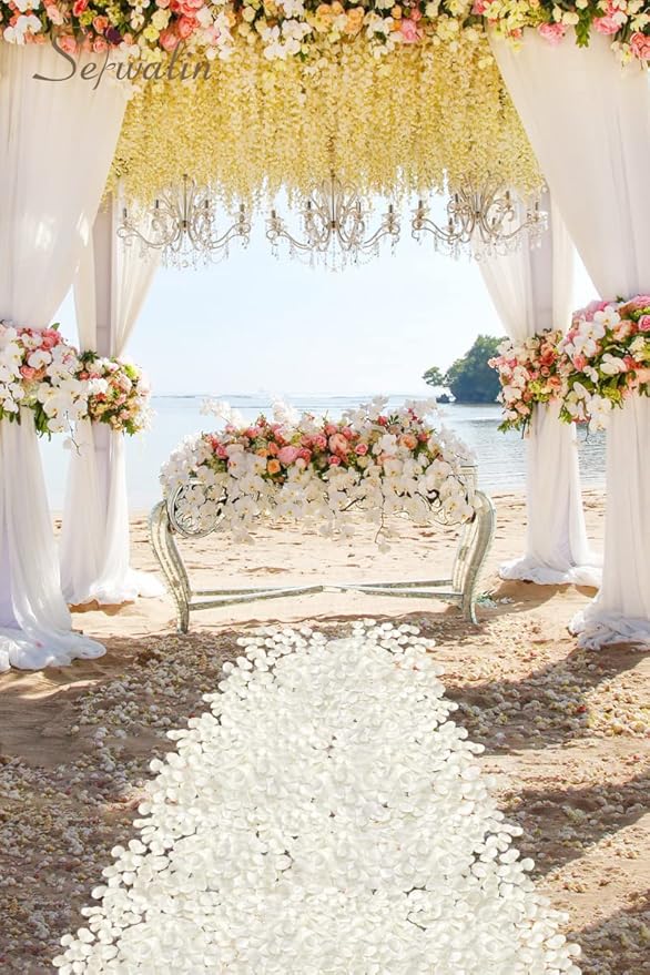 Serwalin 300pcs Silk Rose Petals Flower Petals - Image 6