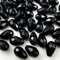 50pcs 10x15mm Teardrop Crystal Glass Beads Vertical Hole Faceted Glass Teardrop by ChooseBeadsChooseHonkoolly