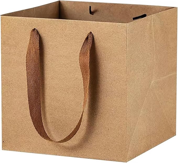 Kraft Paper Gift Bag Small Square Bottom Kraft Paper Bags by L%C3%B3ngF%C3%A8ngCh%C3%A9ngXi%C3%A1ng