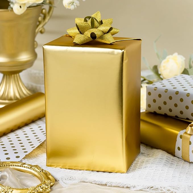 Garbendy Gift Wrapping Paper Roll-Solid Color Pearly-Lustre Paper, Valentine's - Image 5