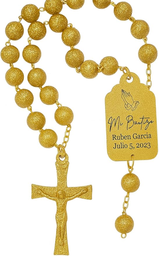 Mi Bautizo Baptism Christening Personalized Thank You Tags 20 pcs - Image 2