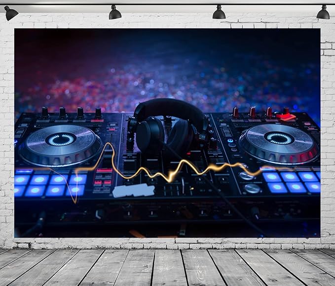 CORFOTO 10x8ft Fabric Dj Mixer by CORFOTO