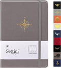 SETTINI Lined Journal, 192 Archival-Quality Pages, QuillEase Bleed-Free Paper by Settini