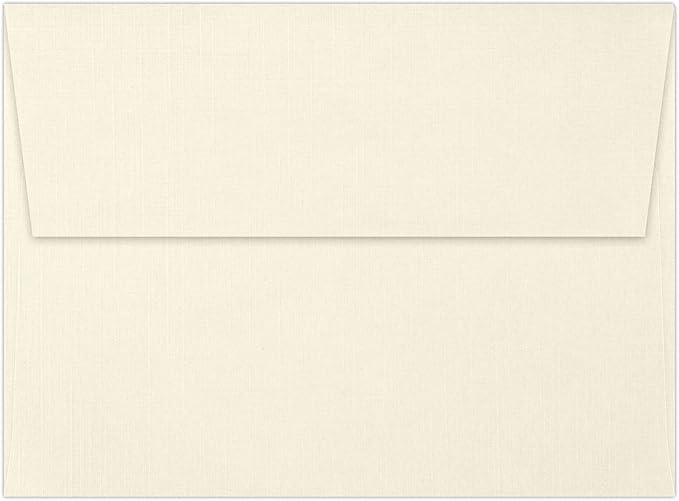 LUXPaper A7 Invitation Envelopes | Peel & Press | 5 1/4" x 7 1/4" | Natural - Image 2