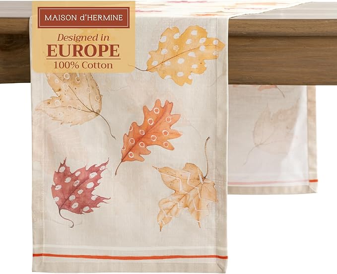 Maison d' Hermine Table Runner 100% Cotton Single Layer Table Runners 108 by MaisondHermine