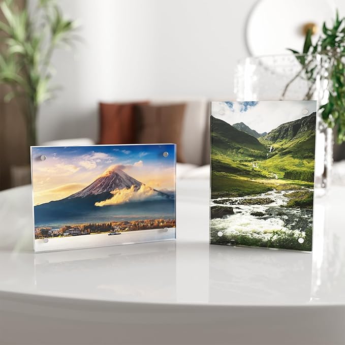 3.5x5 Acrylic Picture Frame 5 Pack, Desktop Display Decor Gift - Image 4