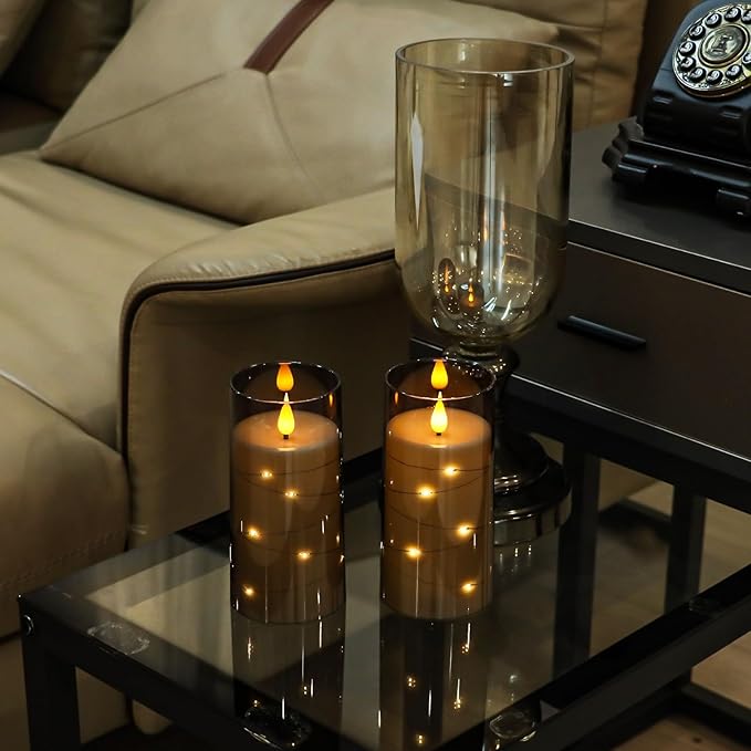 Aignis Flickering Flameless Candles Battery Operated Candles LED Candles - Image 4