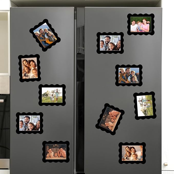Kingdder 12 Pcs Scalloped Magnetic Picture Frame - Image 5