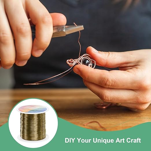 0.3mm Jewelry Wire, 28 Gauge 328FT Craft Wire Copper Beading Wire - Image 4