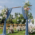 Dusty Blue Wedding Arch Draping Fabric 29" x 20 FT Blue Wedding Drapes by DeZerlor